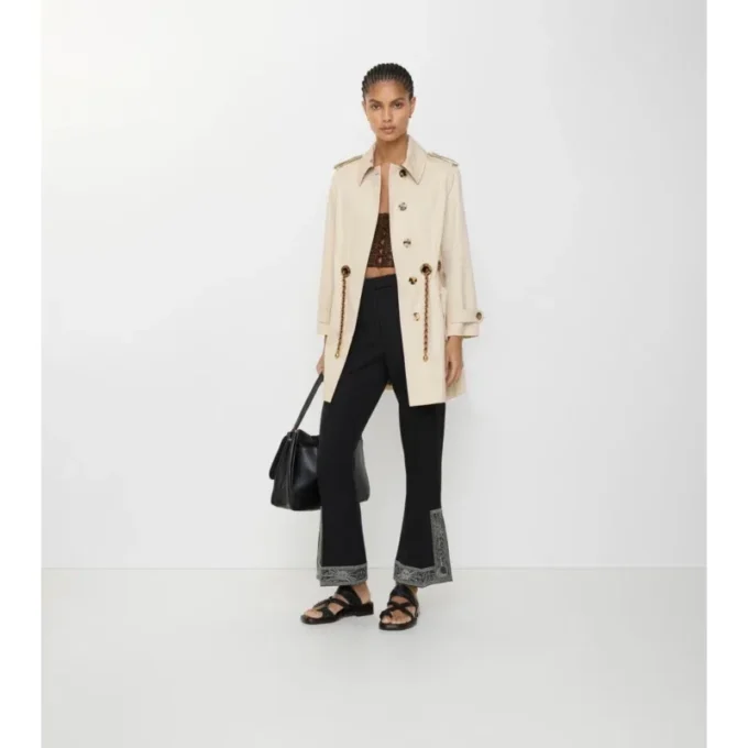 Abrigo corto de Gabardine Stonehaven Car Coat
