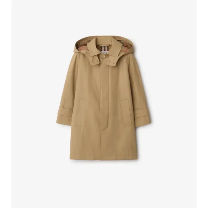 Abrigo de algodón con capucha Car Coat