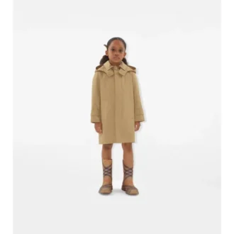 Abrigo de algodón con capucha Car Coat