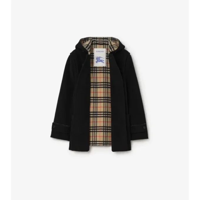 Abrigo Duffle corto de lana Harrogate