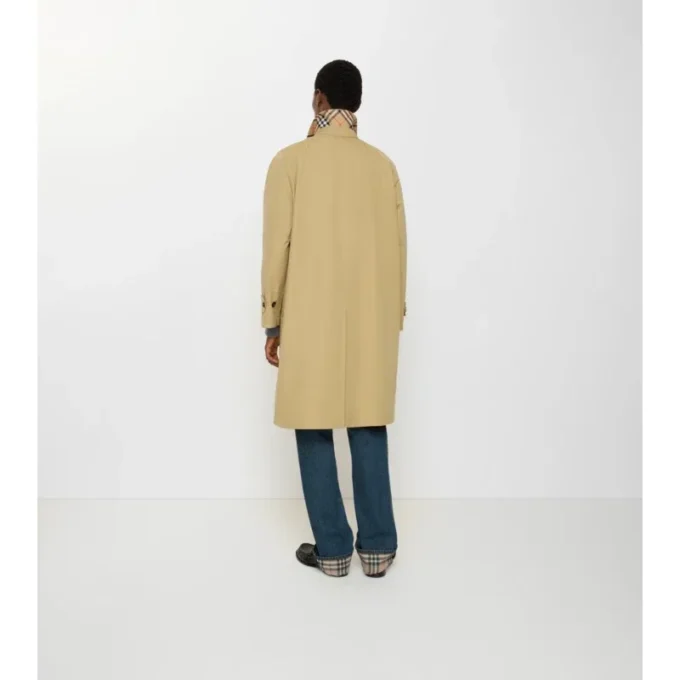 Abrigo largo de algodón Car Coat