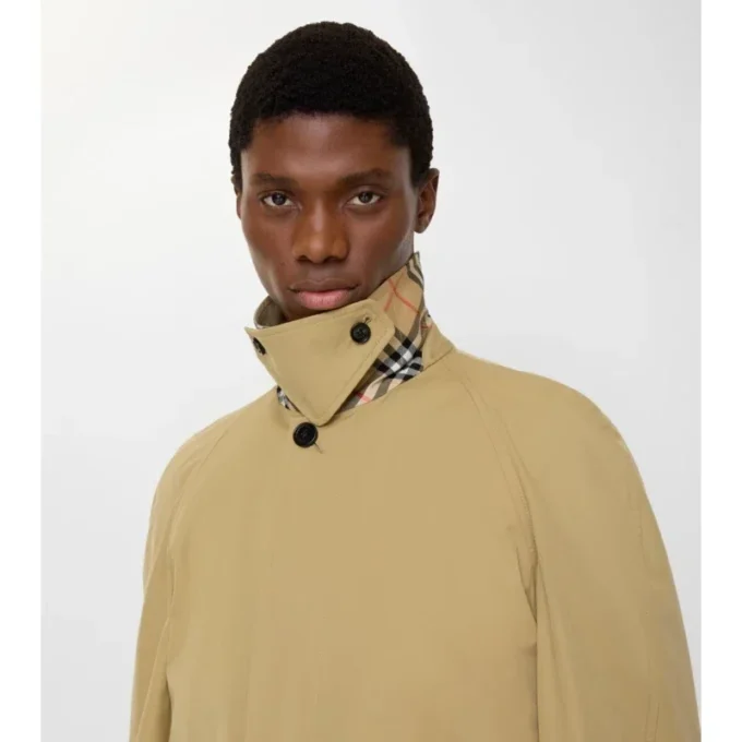 Abrigo largo de algodón Car Coat