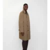 Abrigo largo de lana con diseño en espiga «Dual Burberry Car Coat»