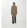Abrigo largo de lana con diseño en espiga «Dual Burberry Car Coat»