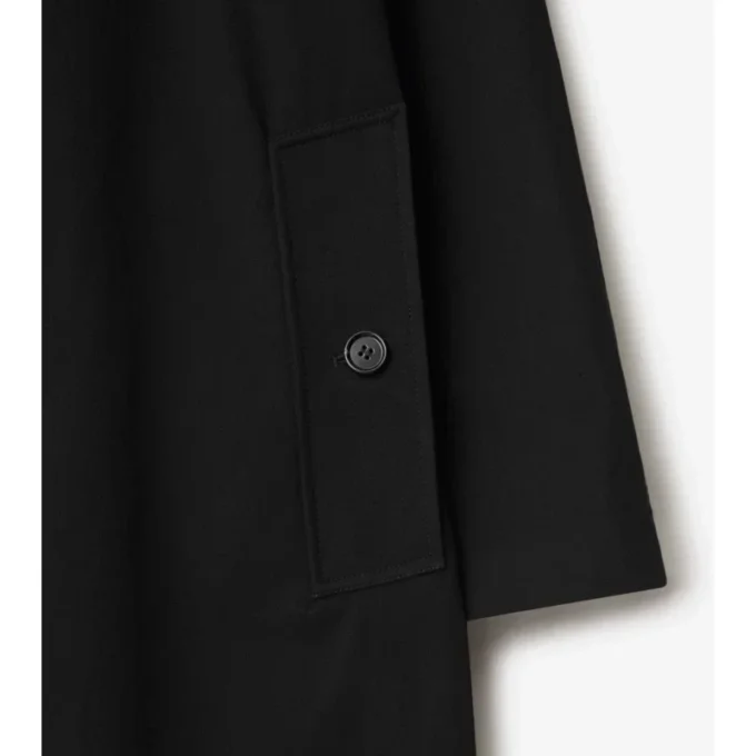 Abrigo tipo Car Coat de gabardina de largo medio