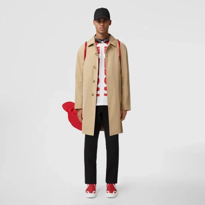 Abrigo tipo «Car Coat» ligero de largo medio