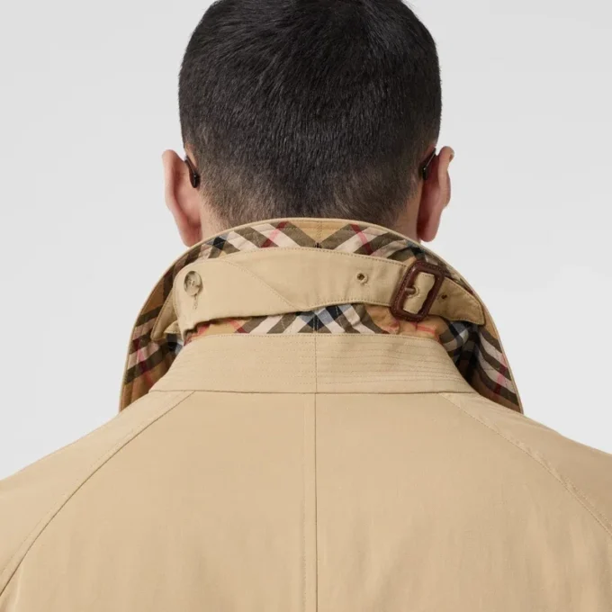 Abrigo tipo «Car Coat» ligero de largo medio