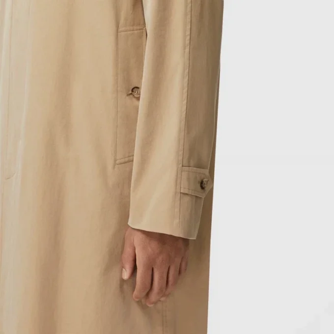 Abrigo tipo «Car Coat» ligero de largo medio