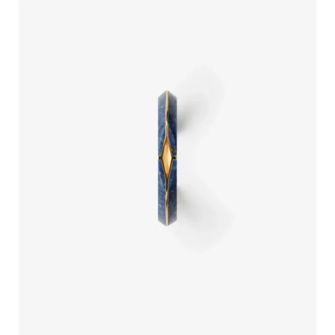 Anillo hueco con lapislázuli