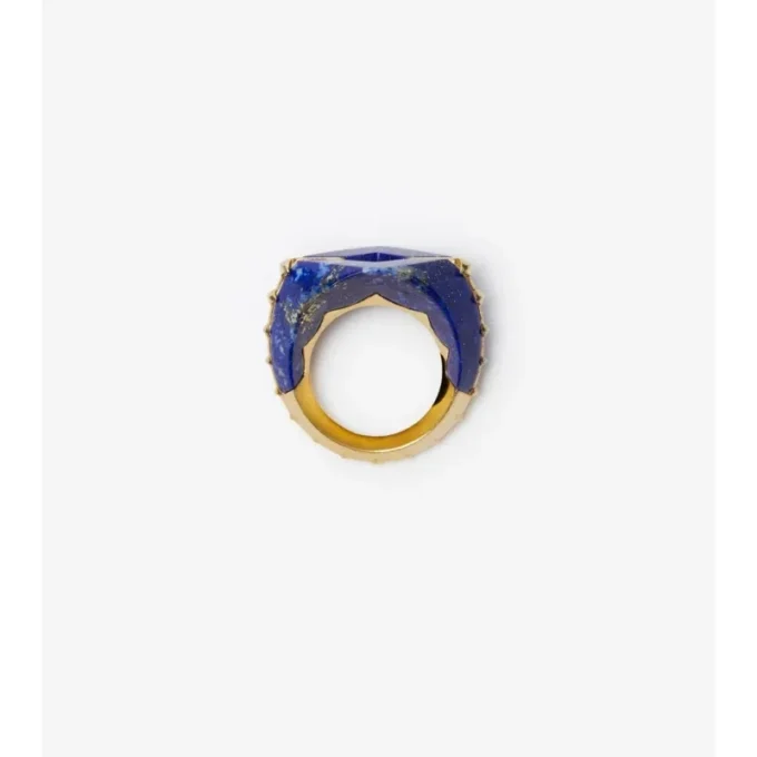Anillo hueco de lapislázuli