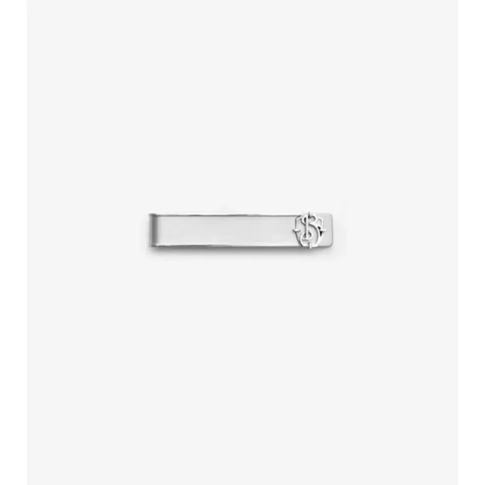 Barra de corbata con charm B