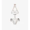 Bikini con ribetes a cuadros