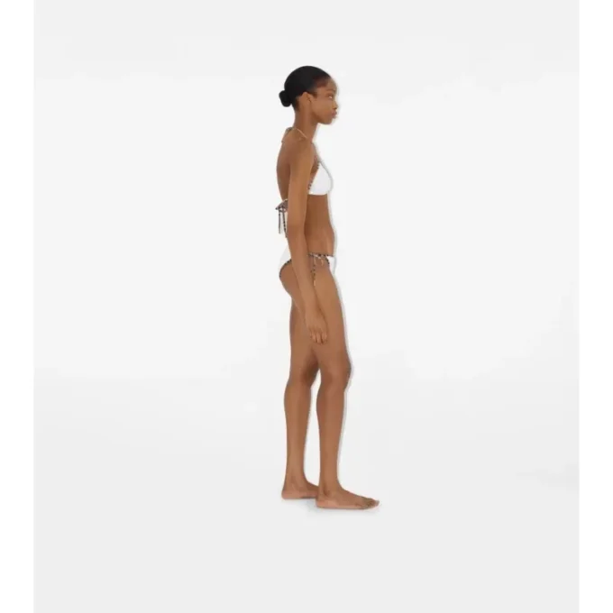 Bikini con ribetes a cuadros