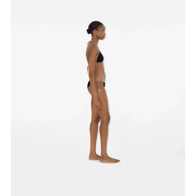 Bikini con ribetes a cuadros