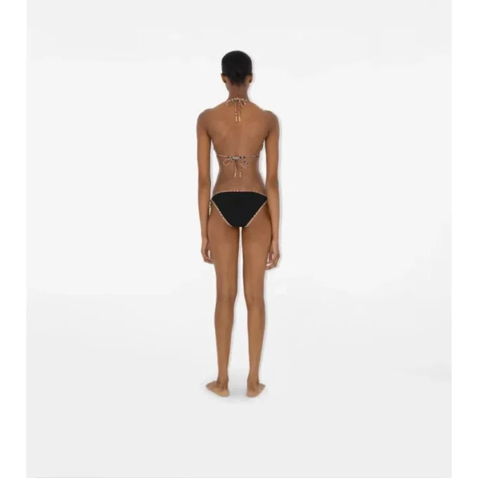Bikini con ribetes a cuadros