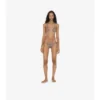 Bikini triangular a cuadros