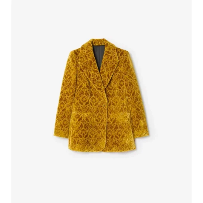Blazer de terciopelo barroco