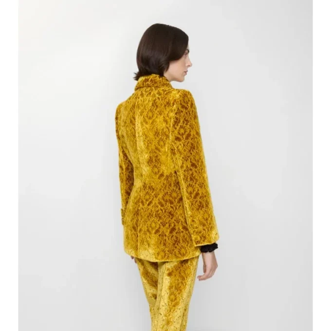 Blazer de terciopelo barroco