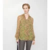 Blusa de seda con estampado floral