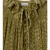 Blusa de terciopelo de mezcla de seda Torch