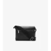 Bolso bandolera con estampado de cuadros en relieve 