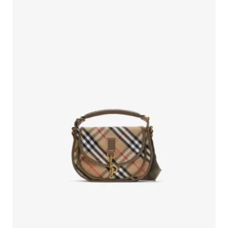 Bolso bandolera pequeño con clip «B»