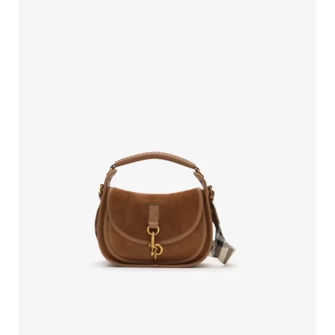 Bolso bandolera pequeño con clip «B»