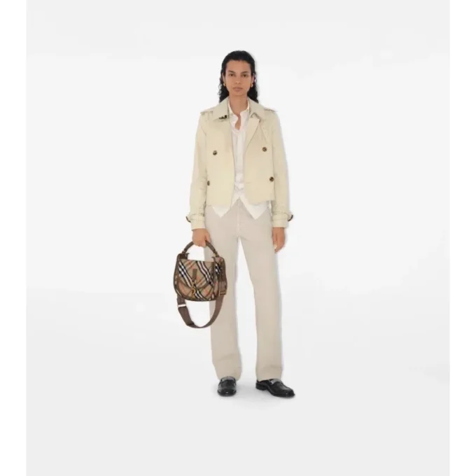 Bolso bandolera pequeño con clip «B»