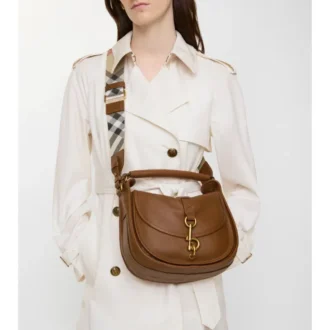Bolso bandolera pequeño con clip «B»
