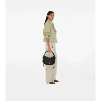 Bolso bandolera pequeño con clip «B»