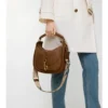 Bolso bandolera pequeño con clip «B»