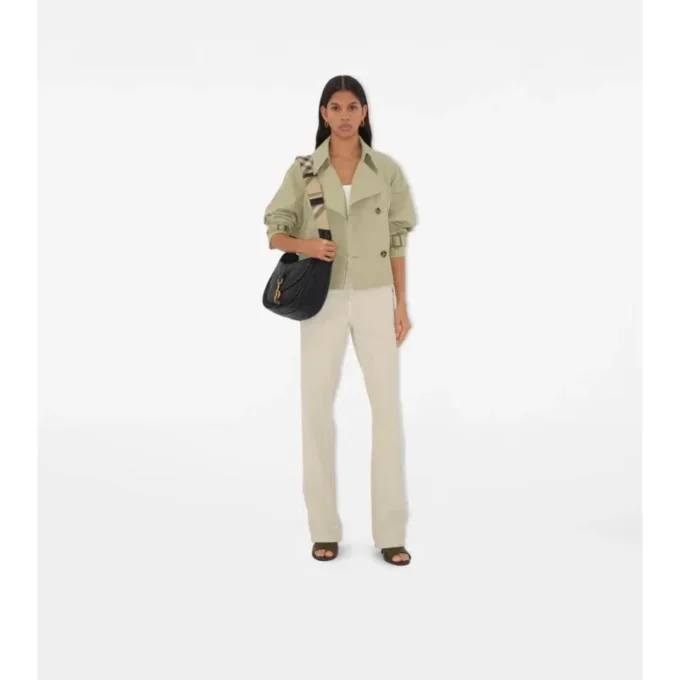 Bolso bandolera pequeño con clip «B»