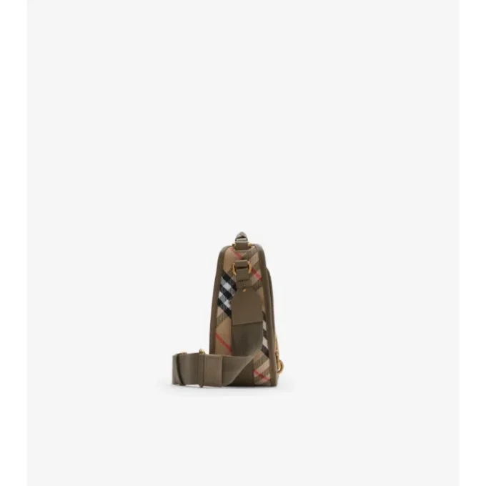 Bolso bandolera pequeño con clip «B»