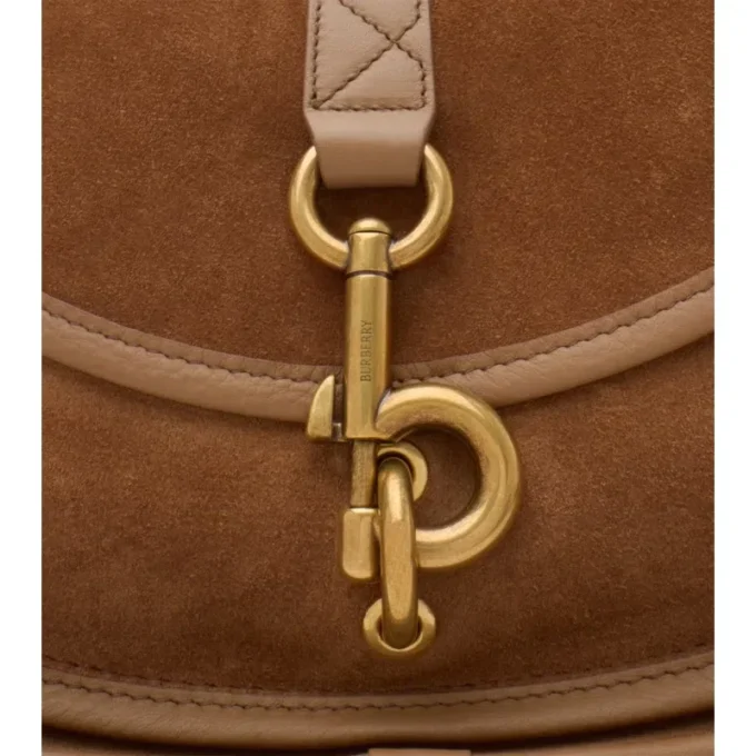 Bolso bandolera pequeño con clip «B»