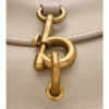 Bolso bandolera pequeño con clip «B»