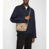Bolso bandolera pequeño con estampado de cuadros 