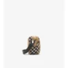 Bolso bandolera pequeño con estampado de cuadros 