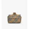 Bolso cambiador con estampado de cuadros