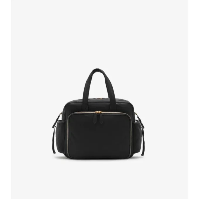 Bolso cambiador de bebé de nailon acolchado