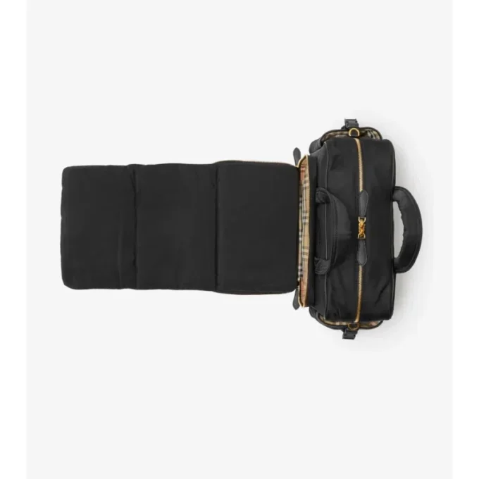 Bolso cambiador de bebé de nailon acolchado