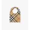 Bolso con lazo a cuadros