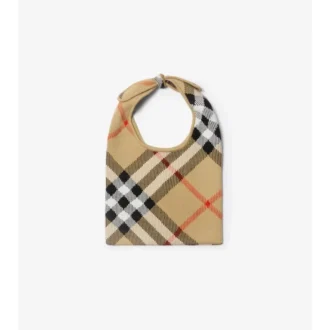 Bolso con lazo a cuadros