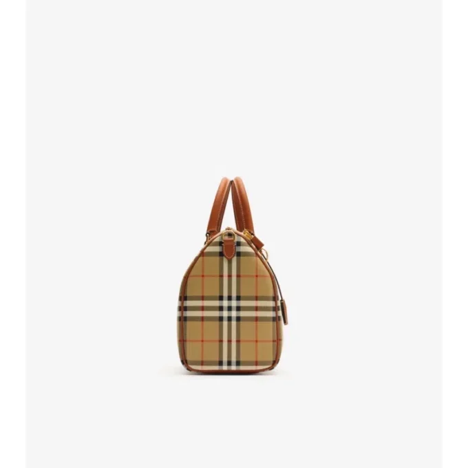 Bolso de bolos mediano a cuadros