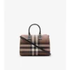 Bolso de bolos mediano a cuadros
