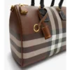 Bolso de bolos mediano a cuadros
