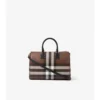 Bolso de bolos mediano a cuadros