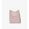 Bolso de cuero pequeño tipo cubo