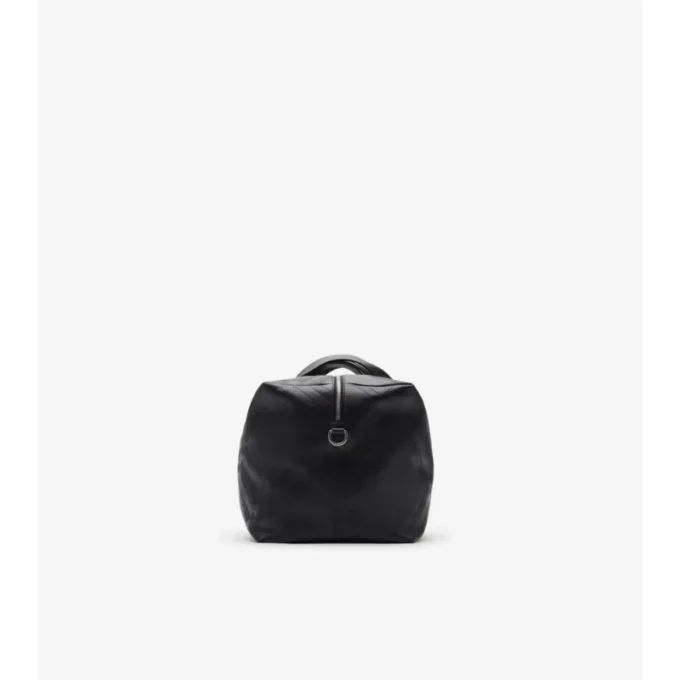 Bolso de viaje con estampado de cuadros en relieve