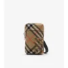 Bolso para móvil con estampado de cuadros