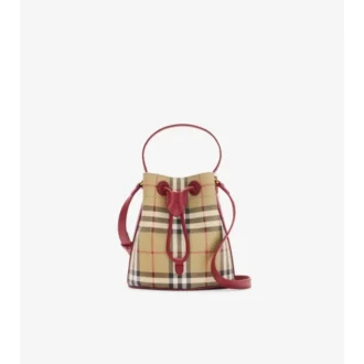 Bolso tipo cubo Mini Check